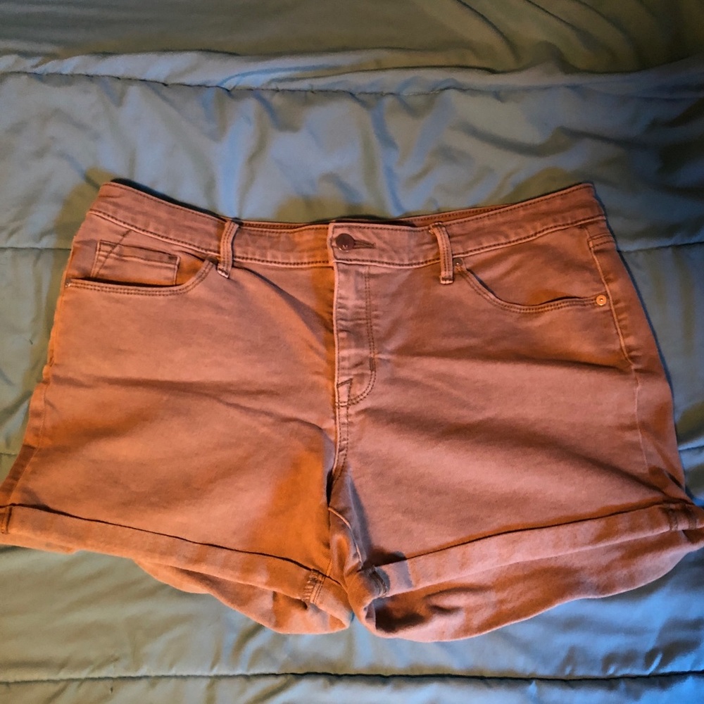 Women’s Mossimo Mid-Rise Midi Denim Shorts